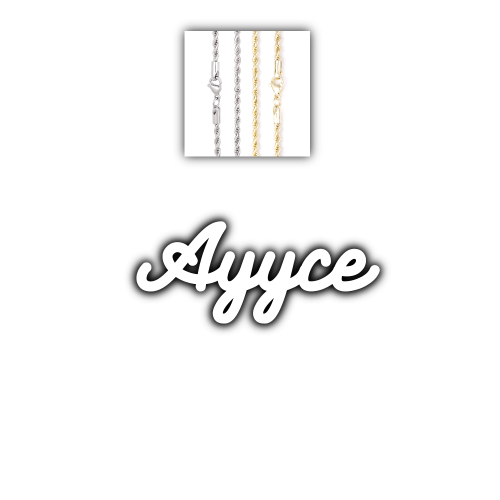 Script Custom Letter Necklace