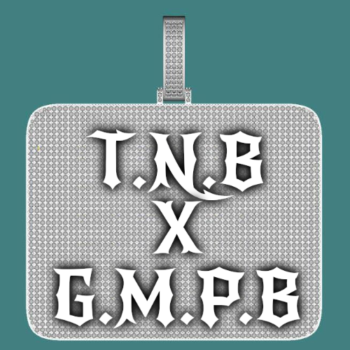 CUSTOM LETTER NECKLACE 3D BIG SQUARE