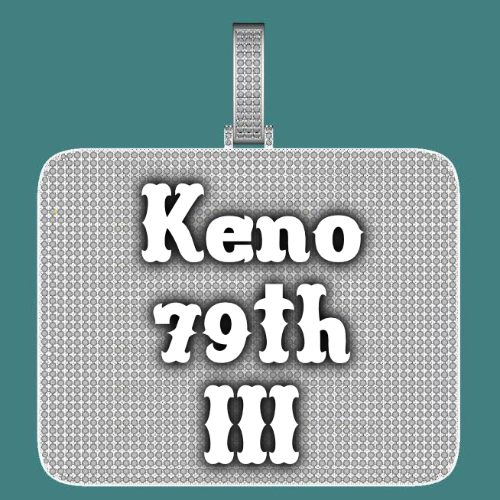 CUSTOM LETTER NECKLACE 3D BIG SQUARE