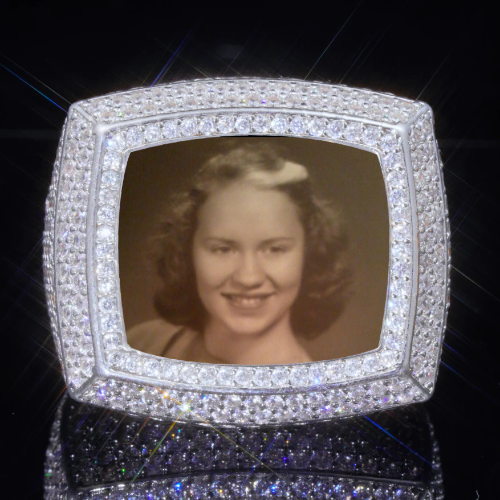 3D CUSTOM PICTURE ICED RING