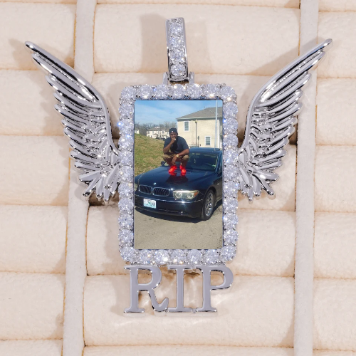 RIP WING 3D CUSTOM PICTURE PENDANT