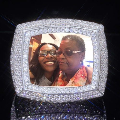 3D CUSTOM PICTURE ICED RING
