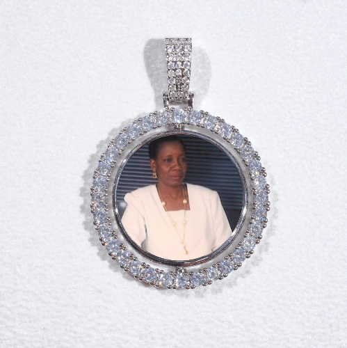 3D Spinning 2-Faced Custom Picture Pendant