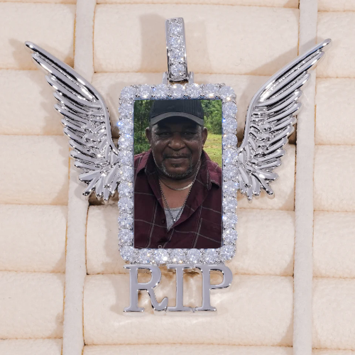 RIP WING 3D CUSTOM PICTURE PENDANT