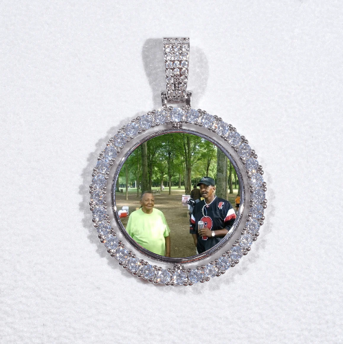 3D Spinning 2-Faced Custom Picture Pendant