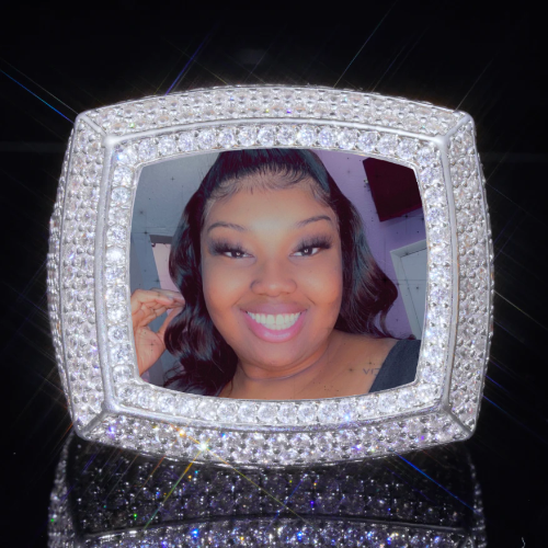 3D CUSTOM PICTURE ICED RING
