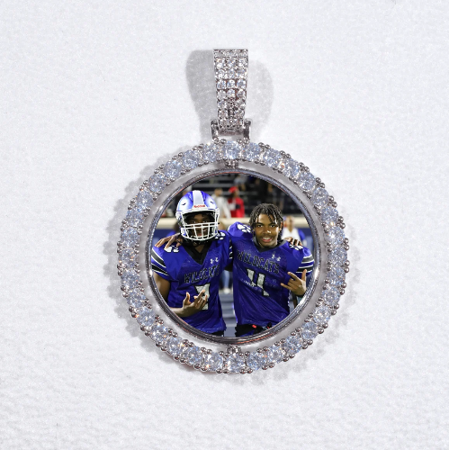 3D Spinning 2-Faced Custom Picture Pendant