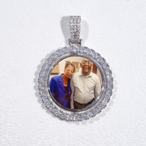 3D Spinning 2-Faced Custom Picture Pendant