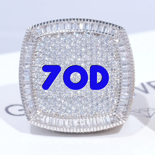 CUSTOM LETTER 3D ICED RING