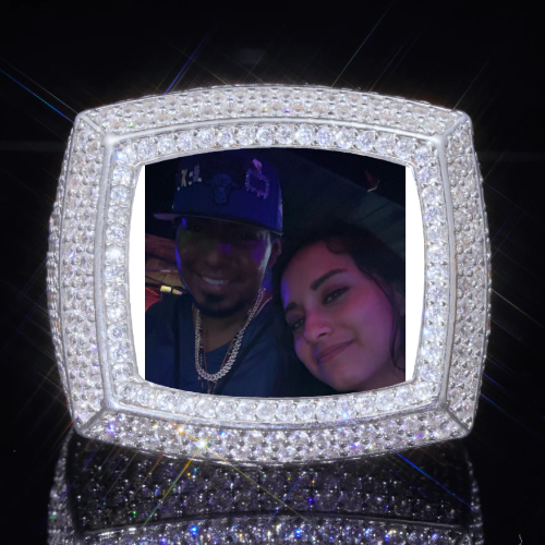 3D CUSTOM PICTURE ICED RING