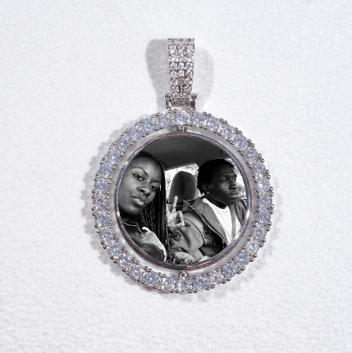 3D Spinning 2-Faced Custom Picture Pendant