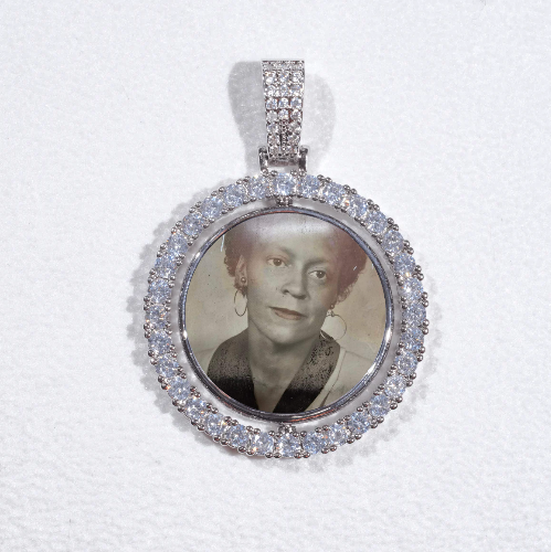 3D Spinning 2-Faced Custom Picture Pendant