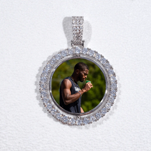 3D Spinning 2-Faced Custom Picture Pendant