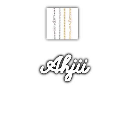 Script Custom Letter Necklace