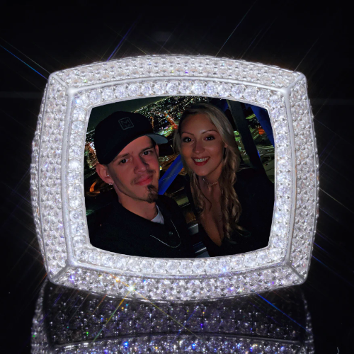 3D CUSTOM PICTURE ICED RING