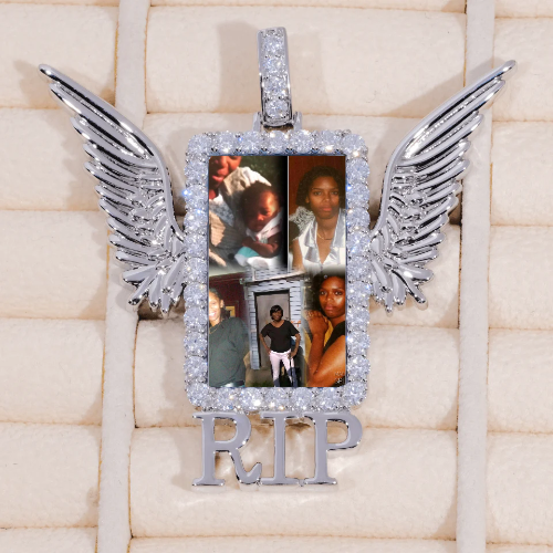 RIP WING 3D CUSTOM PICTURE PENDANT