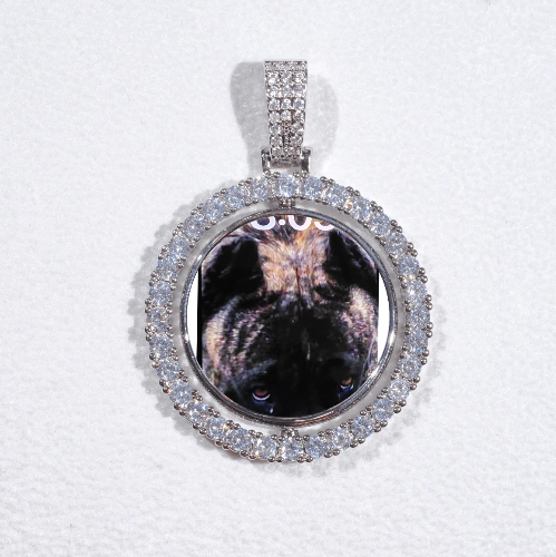 3D Spinning 2-Faced Custom Picture Pendant