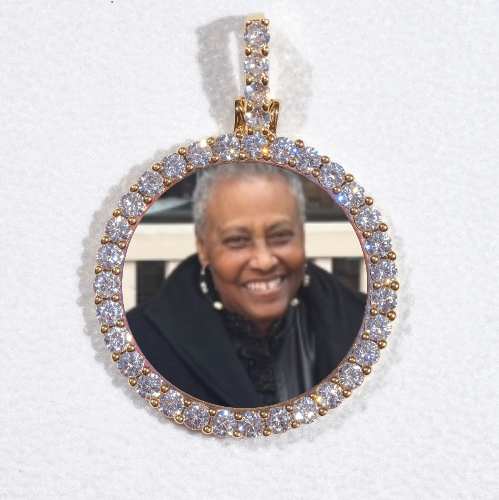 3D CIRCLE CUSTOM PICTURE PENDANT SMALL SIZE