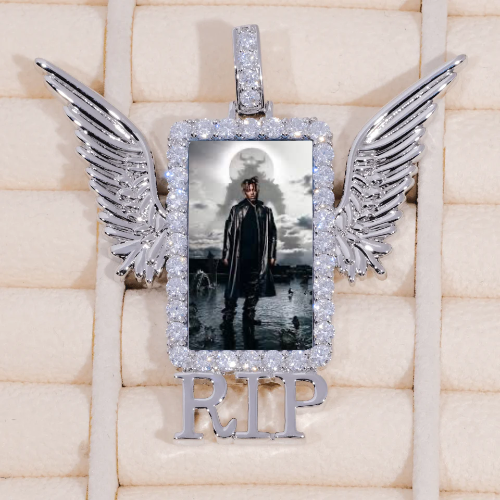 RIP WING 3D CUSTOM PICTURE PENDANT