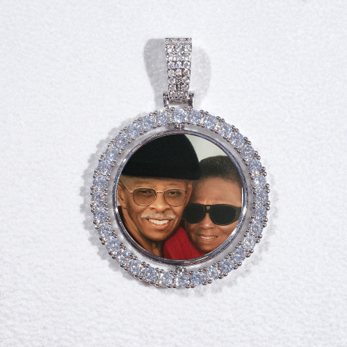 3D Spinning 2-Faced Custom Picture Pendant