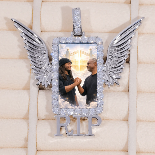 RIP WING 3D CUSTOM PICTURE PENDANT