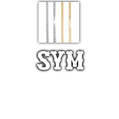 Custom Letters Freibeuter Font Necklace