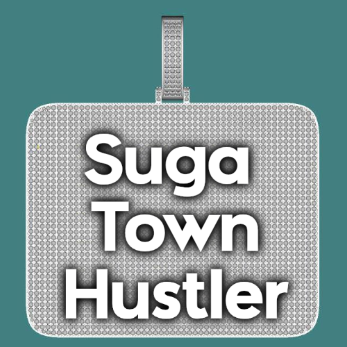 CUSTOM LETTER NECKLACE 3D BIG SQUARE