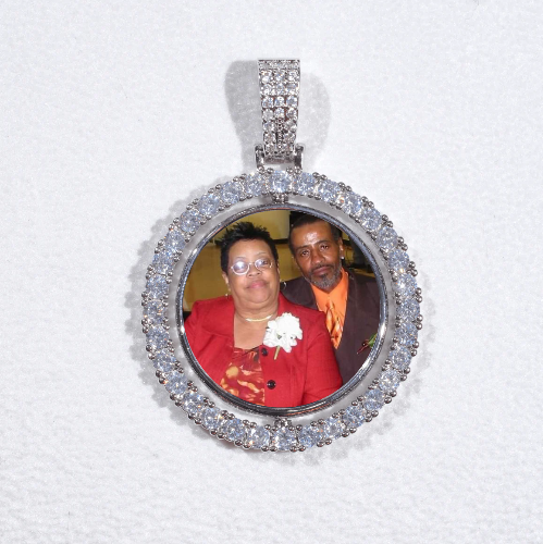 3D Spinning 2-Faced Custom Picture Pendant