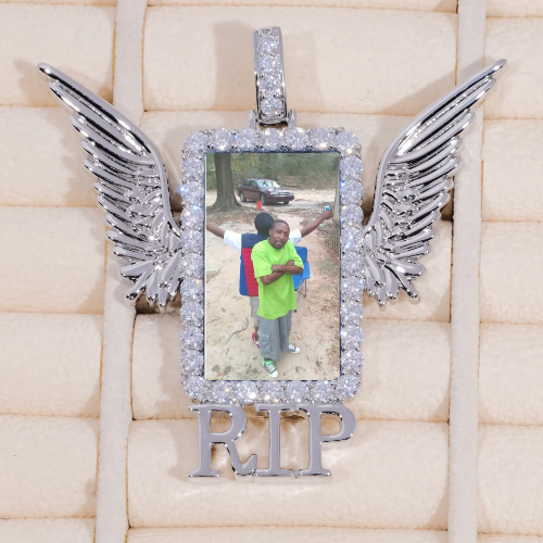 RIP WING 3D CUSTOM PICTURE PENDANT