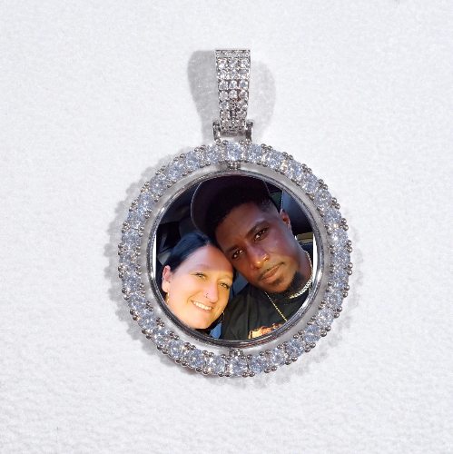 3D Spinning 2-Faced Custom Picture Pendant