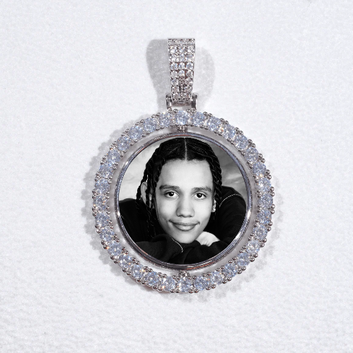 3D Spinning 2-Faced Custom Picture Pendant