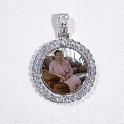 3D Spinning 2-Faced Custom Picture Pendant