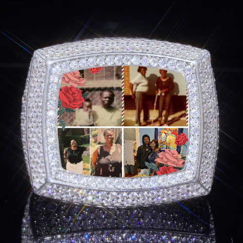 3D CUSTOM PICTURE ICED RING