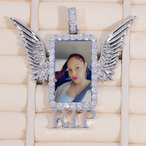 RIP WING 3D CUSTOM PICTURE PENDANT