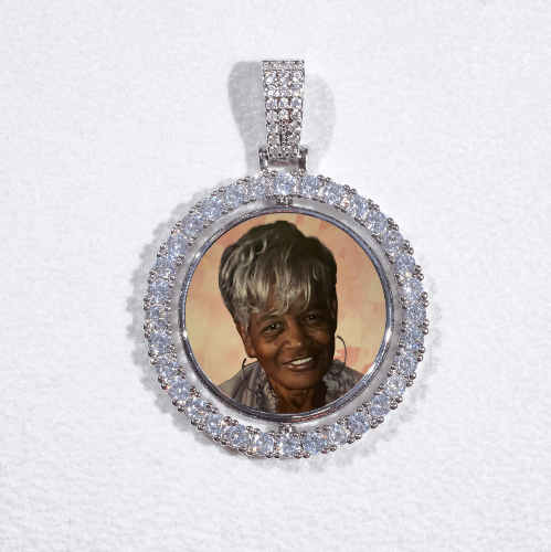 3D Spinning 2-Faced Custom Picture Pendant