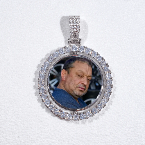3D Spinning 2-Faced Custom Picture Pendant