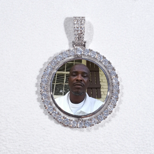 3D Spinning 2-Faced Custom Picture Pendant