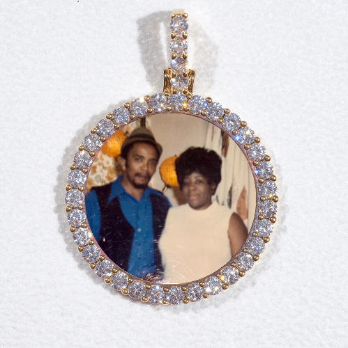 3D CIRCLE CUSTOM PICTURE PENDANT SMALL SIZE