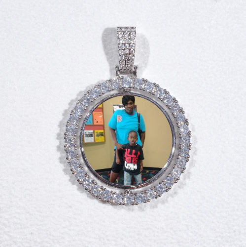 3D Spinning 2-Faced Custom Picture Pendant