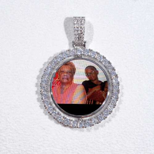 3D Spinning 2-Faced Custom Picture Pendant
