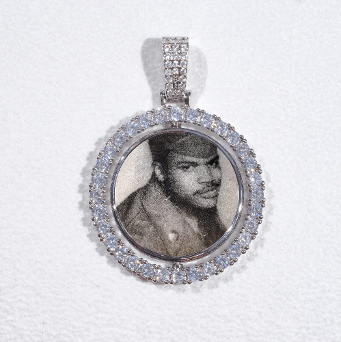3D Spinning 2-Faced Custom Picture Pendant