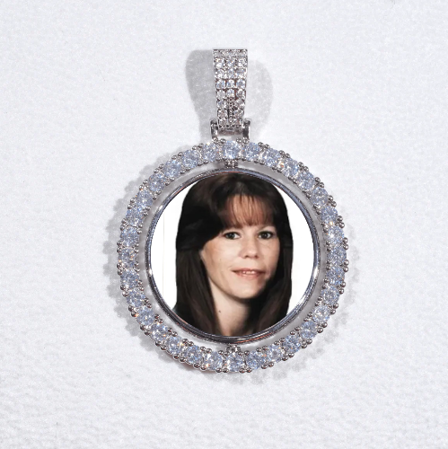 3D Spinning 2-Faced Custom Picture Pendant