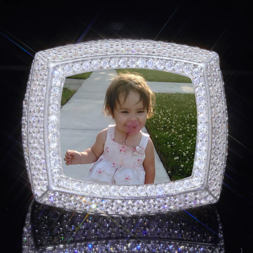 3D CUSTOM PICTURE ICED RING