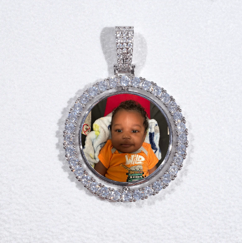 3D Spinning 2-Faced Custom Picture Pendant