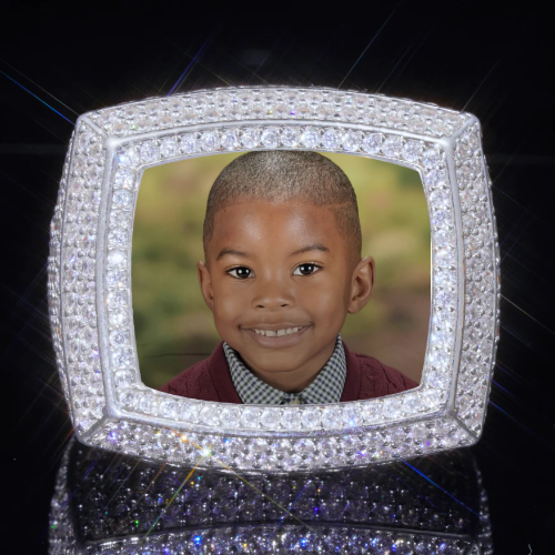 3D CUSTOM PICTURE ICED RING