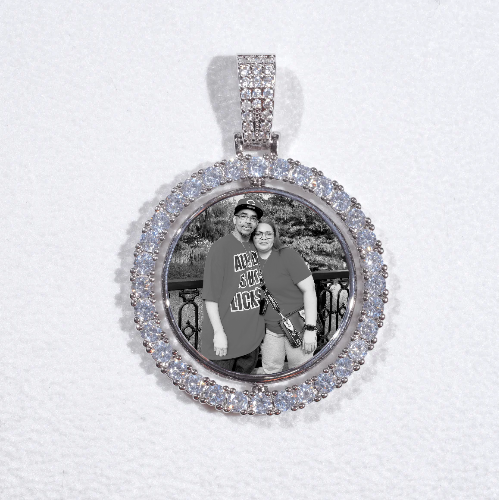 3D Spinning 2-Faced Custom Picture Pendant