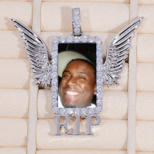 RIP WING 3D CUSTOM PICTURE PENDANT