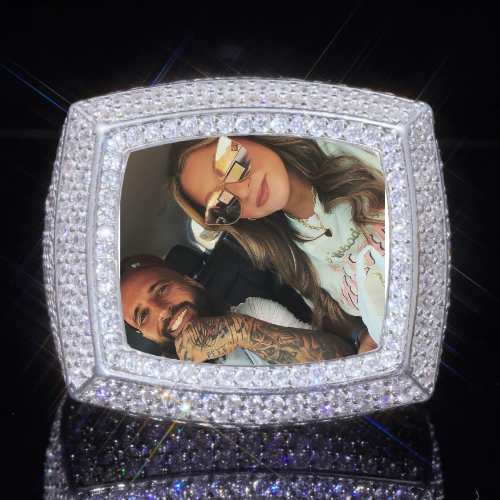 3D CUSTOM PICTURE ICED RING