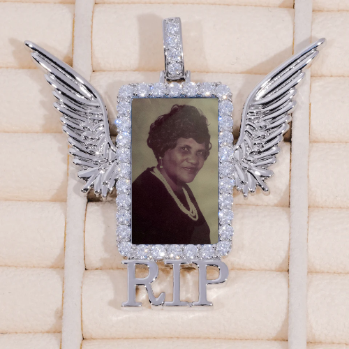 RIP WING 3D CUSTOM PICTURE PENDANT