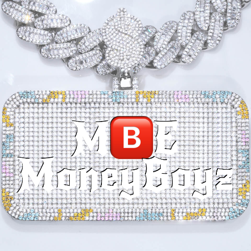 CUSTOM LETTER NECKLACE 3D COLORFUL SQUARE